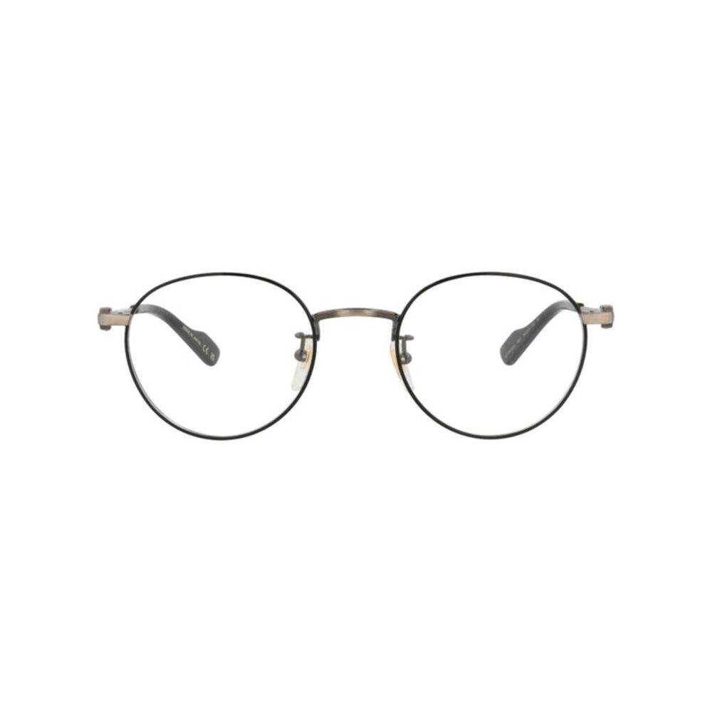 Gucci Round-Frame Metal Optical Frames Gold Womens